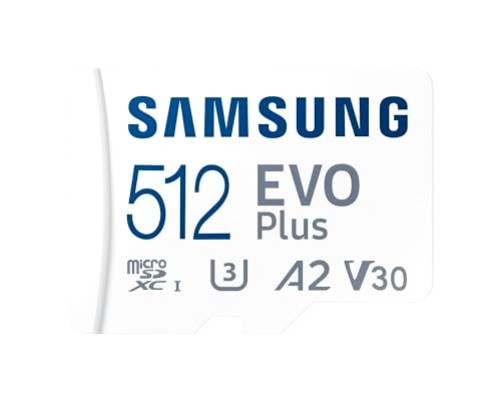 512GB Samsung EVO Plus MicroSDXC 130MB/s +Adapter