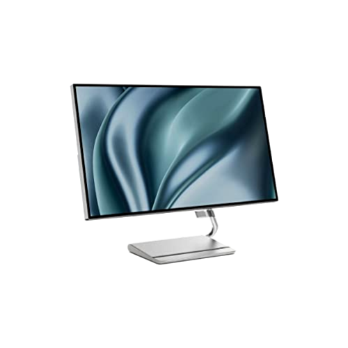 Lenovo Q27h-20 - Monitor con EyeSafe, 27'' 2K QHD (IPS, 70Hz, 4ms, HDMI,DP,USB-C,USB-A, Cables HDMI y USB-C, FreeSync, Base metálica, Altavoces con Smart Amp) Ajuste de inclinación/Altura - Gris