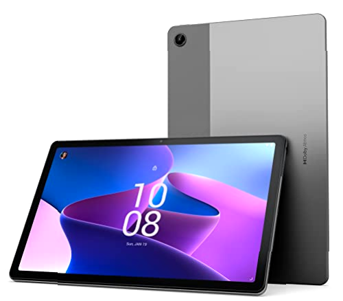 Lenovo Tab M10 Plus (3rd Gen) Tablet de 10.61 Pulgadas 2K, Qualcomm Snapdragon SDM680, 4 GB de RAM, 128 GB ampliables hasta 1 TB, 4 Altavoces, WiFi, Bluetooth, 4G LTE, Android 12, Color Gris