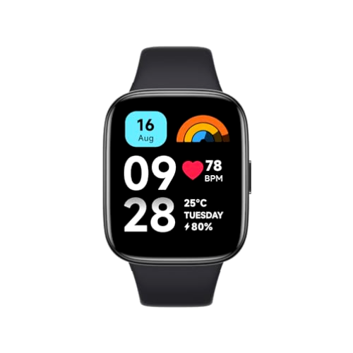 Xiaomi Redmi Watch 3 Active - Llamadas Bluetooth, Pantalla LCD de 1,83”, Monitor de frecuencia cardíaca, 100 Modos Deportivos, hasta 12 días de autonomía, Negro (Versión ES + 3 años de garantía)