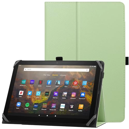 HoYiXi Funda Universal para 9-10,1 Pulgadas Tablet Fire HD 10 2021/2023 y Fire HD 10 Plus 2021/2023 con Soporte y Correa de Mano Funda Protectora para 9