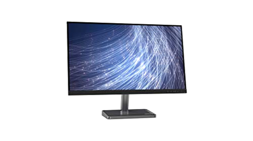 Lenovo L27m-30 - Monitor 27'' FHD con EyeSafe y Cámara LC50 (IPS,75Hz,4ms,HDMI+VGA+USB-C,FreeSync,Base Metálica con Altavoces y Soporte para Teléfono) Ajuste de inclinación/Altura/Pivot/Giro - Negro