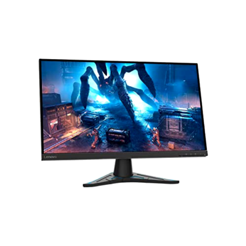 Lenovo G27e-20 - Monitor para juegos de 27 pulgadas con ajuste de inclinación (FHD, VA, 100 Hz, 1 ms, HDMI+DP, cable HDMI, FreeSync Premium, soporte metálico), negro