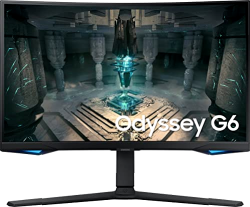 SAMSUNG Odyssey G6 LS27BG650EUXEN - Monitor Curvo de 27'' QHD (2560x1440, 240Hz, 1ms, 1000R, DisplayHDR 600, FreeSync Premium Pro, CoreSync), Negro