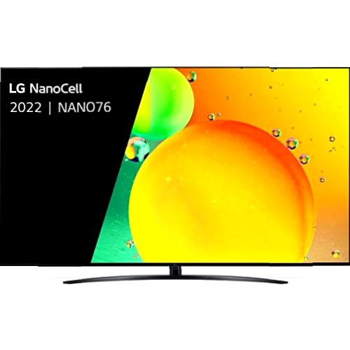 LG Televisor 75NANO766QA - Smart TV webOS22 75 pulgadas (189 cm) 4K Nanocell, Procesador de Gran Potencia 4K a5 Gen 5, compatible con formatos HDR 10, HLG y HGiG