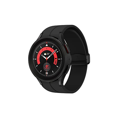 Samsung Galaxy Watch5 Pro, Reloj Inteligente, Monitorización de la Salud, Seguimiento Deportivo, Bluetooth, 45 mm, Titanio Negro