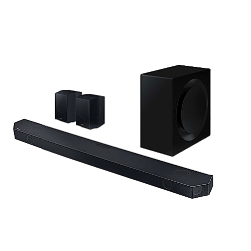 Samsung Barra de Sonido HW-Q990C/ZF - Dolby Atmos inalámbrico, Q-Symphony Gen II, 11.1.4 Canales, SpaceFit Sound+ y Compatible con asistentes de Voz