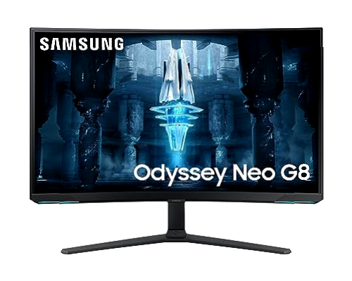 SAMSUNG LS32BG850NPXEN - Monitor Curvo Gaming 32'' Neo QLED 4K, 3840 x 2160, 21:9, 1.000.000:1, 1000R, 240 Hz, 1 ms, 350 CD/m², HDMI, FreeSync Premium Pro, Negro