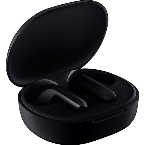 Xiaomi Redmi Buds 4 Lite - Auriculares inalámbricos Ligeros con hasta 20 Horas de autonomía, Bluetooth 5.3, Driver de 12mm, IPX4, Negro (Versión ES + 3 años de garantía)