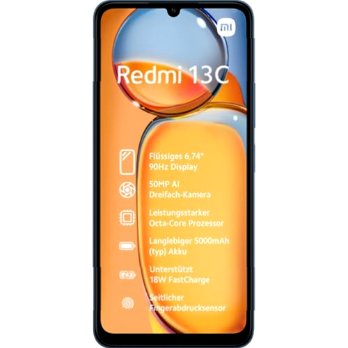 SMARTPHONE NU XIAOMI REDMI13C-128GO-BLUE